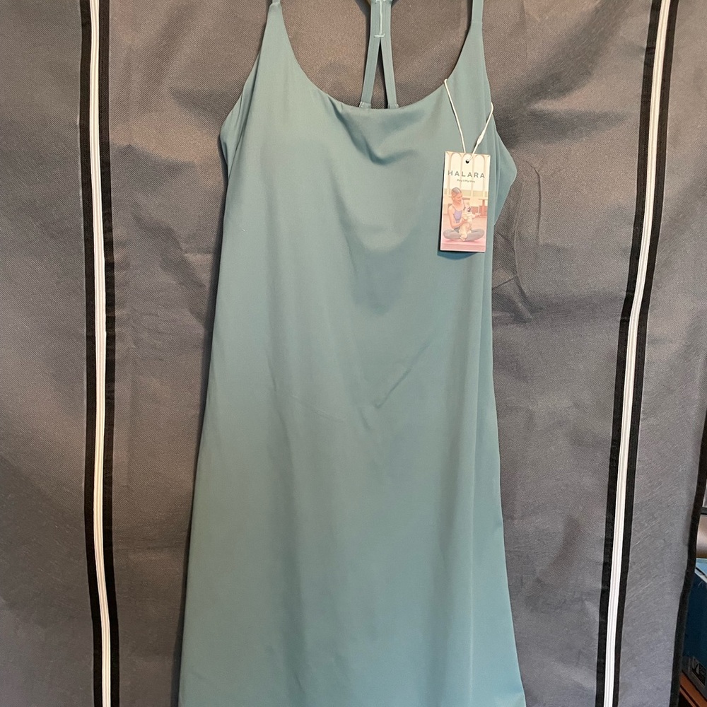 HALARA Cloudful Teal Dress